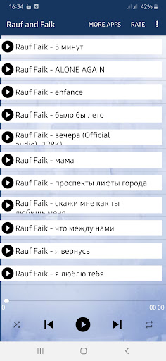 Android application Rauf and Faik screenshort