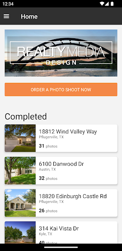 Android application Realty Media Design screenshort