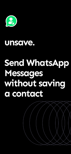 Android application unsave: No Contact Direct Chat screenshort