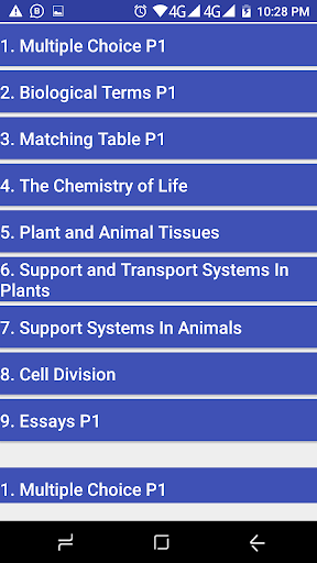 Grade 10 Life Sciences Screen 2