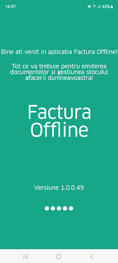 Android application Factura offline screenshort