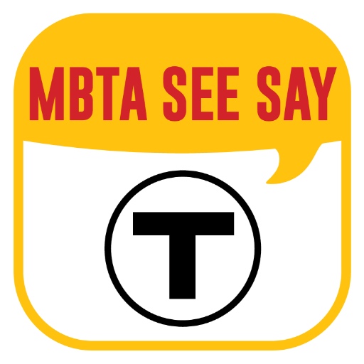MBTA See Say Logo