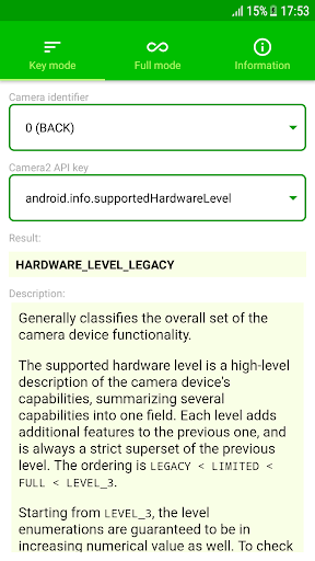 Android application - Camera2 Test - screenshort