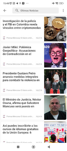 Diary Mercosur Press Screen 2