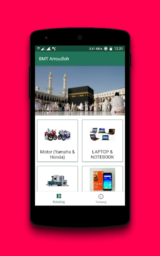 Android application BMT AR-ROUDLOH screenshort