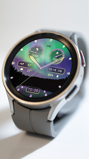 ZKin Watch Face Aurora Quartz screenshot 28