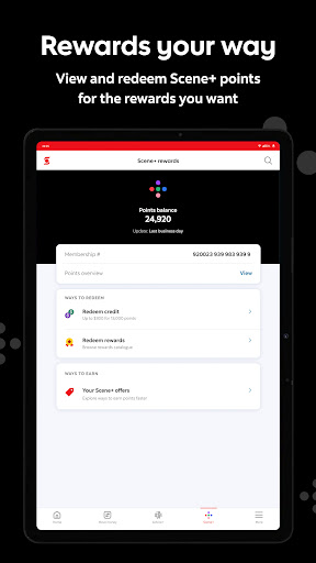Screenshot of Scotiabank Mobile Banking