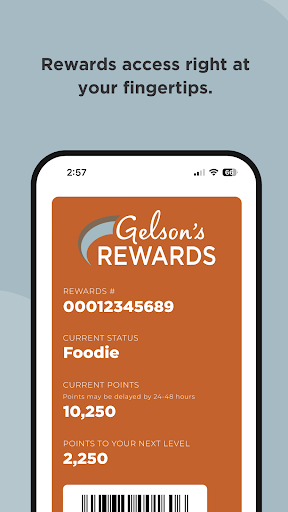 Gelson’s Rewards & Shopping Screen 3