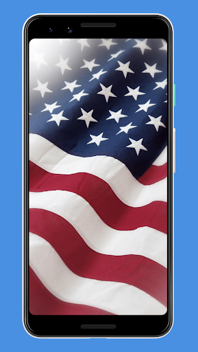 Android application Ultimate USA Flag Wallpapers screenshort