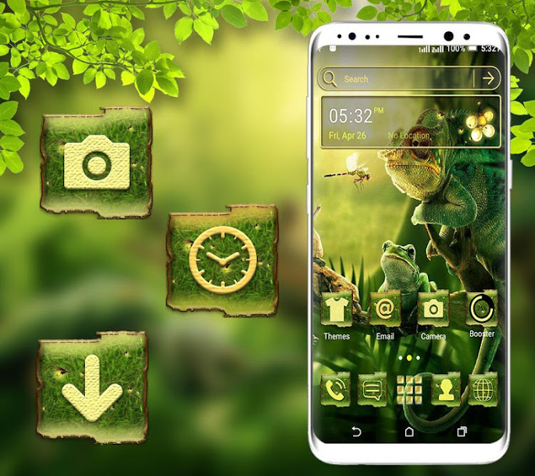 Chameleon Frog Launcher Theme - 2.9 - (Android)
