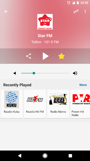 Radio FM Estonia Screen 2