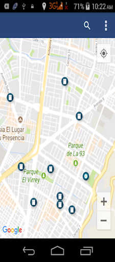 Android application LudyOrder Map Services screenshort