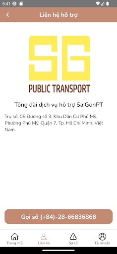 Saigon.PT Driver Screen 3