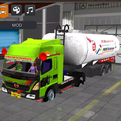 Mods Truck Trailer Tangki Gas