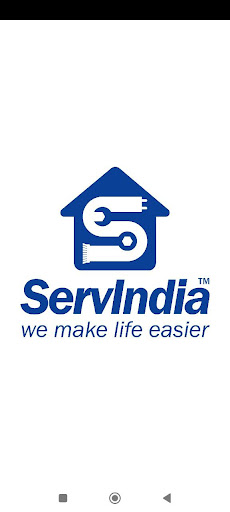 Android application ServIndia Customer App screenshort
