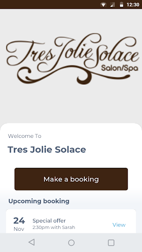 Android application Tres Jolie Solace screenshort