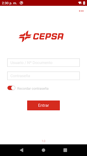 Android application Distribución Cepsa screenshort