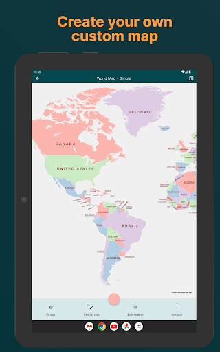 Screenshot of MapChart