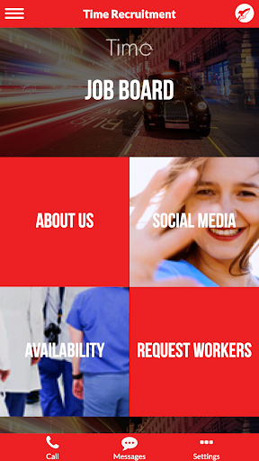 Android application Time Recruitment screenshort