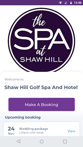 Android application Shaw Hill Golf Spa And Hotel screenshort