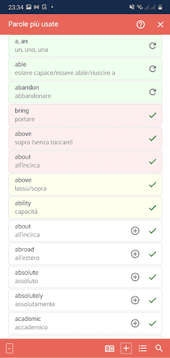 Android application WizzWords screenshort