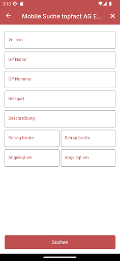 topfact MyWork App Screen 3