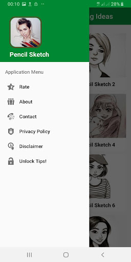 Pencil Sketch Drawing Ideas Screen 2