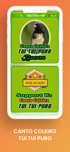 Android application Canto Do Coleiro Tui Tui Puro screenshort