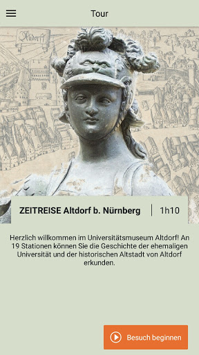 Android application Universitätsmuseum Altdorf screenshort