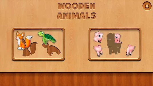 Animal Wooden Blocks