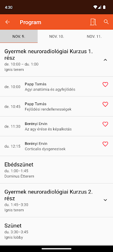Android application MNRTKongr screenshort