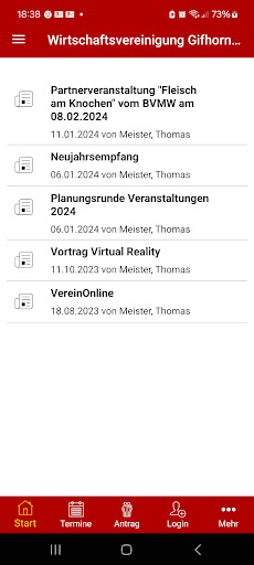 Android application Wirtschaftsvereinigung Gifhorn screenshort