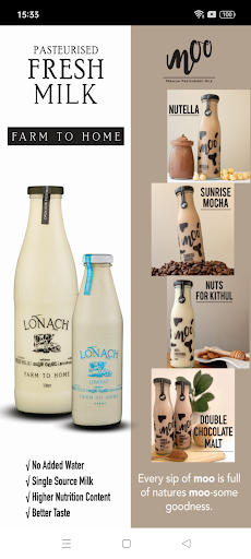 Android application Lonach Fresh Milk screenshort