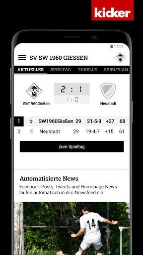 SV Schwarz-Weiß 1960 Gießen Screen 3