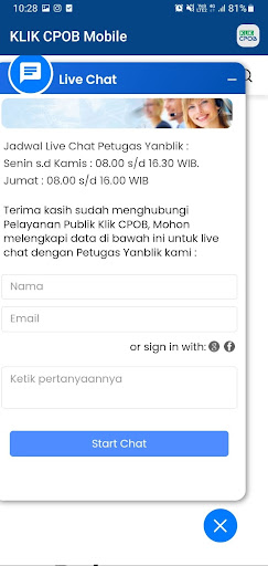 KLIK CPOB Mobile Screen 3
