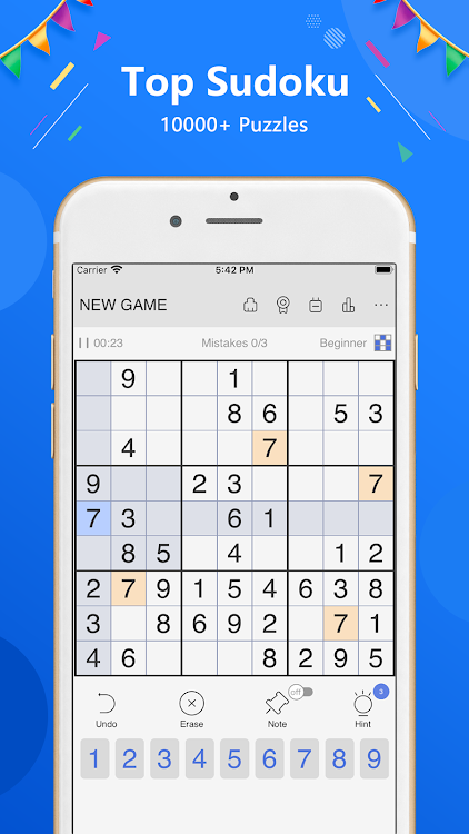 Sudoku - classic sudoku puzzle - 2.1.8 - (Android)