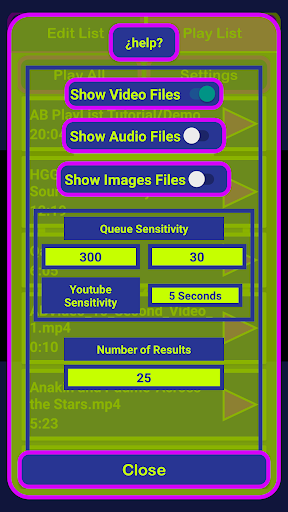AB PlayList Screen 3