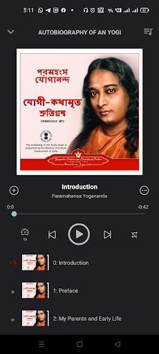 Android application Yogi screenshort