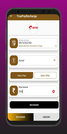 TruePayRecharge Screen 3