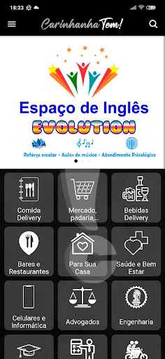 Android application CarinhanhaTem! screenshort