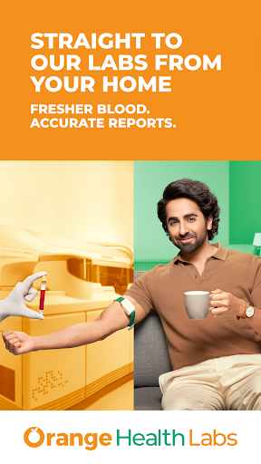 Orange Health Lab Test At Home Screenshot 1 - AppWisp.com