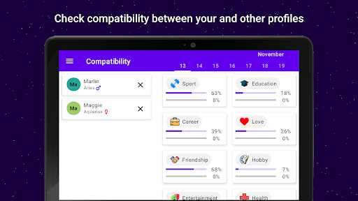 Screenshot of Horoscope