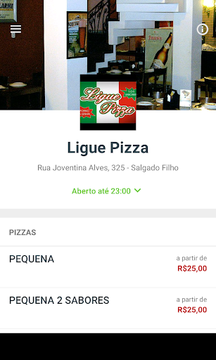Android application Ligue Pizza screenshort