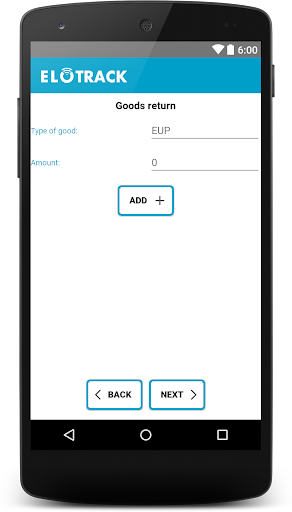 Elotrack Screen 2