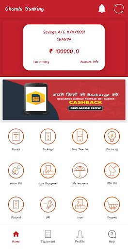 Chanda Banking Screen 2