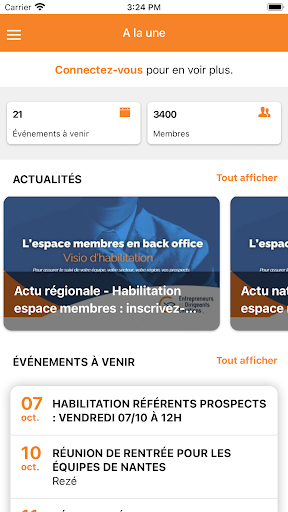 Android application Les EDC screenshort