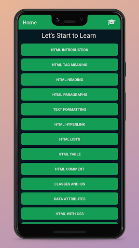 Learn HTML5 Screen 2