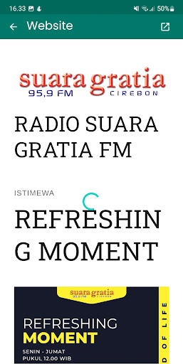 Radio Suara Gratia Screen 3