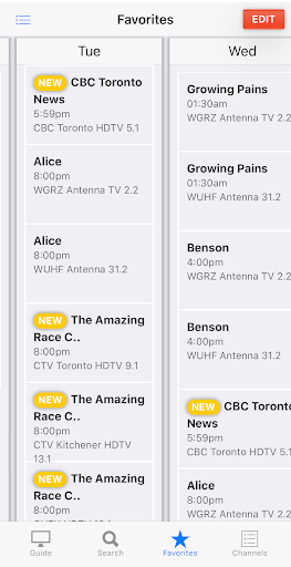 TV Listings Guide Canada Screen 3