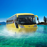 Water Surfer Floating Bus 3D icon